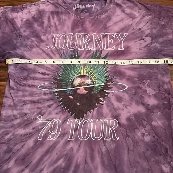 Journey Purple Tie Dye Reproduction 79’ Tour Graphic Shirt - Picture 5 of 7